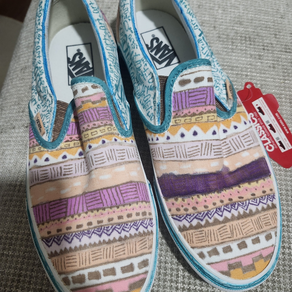Vans Multicolor Slip-On Sneakers